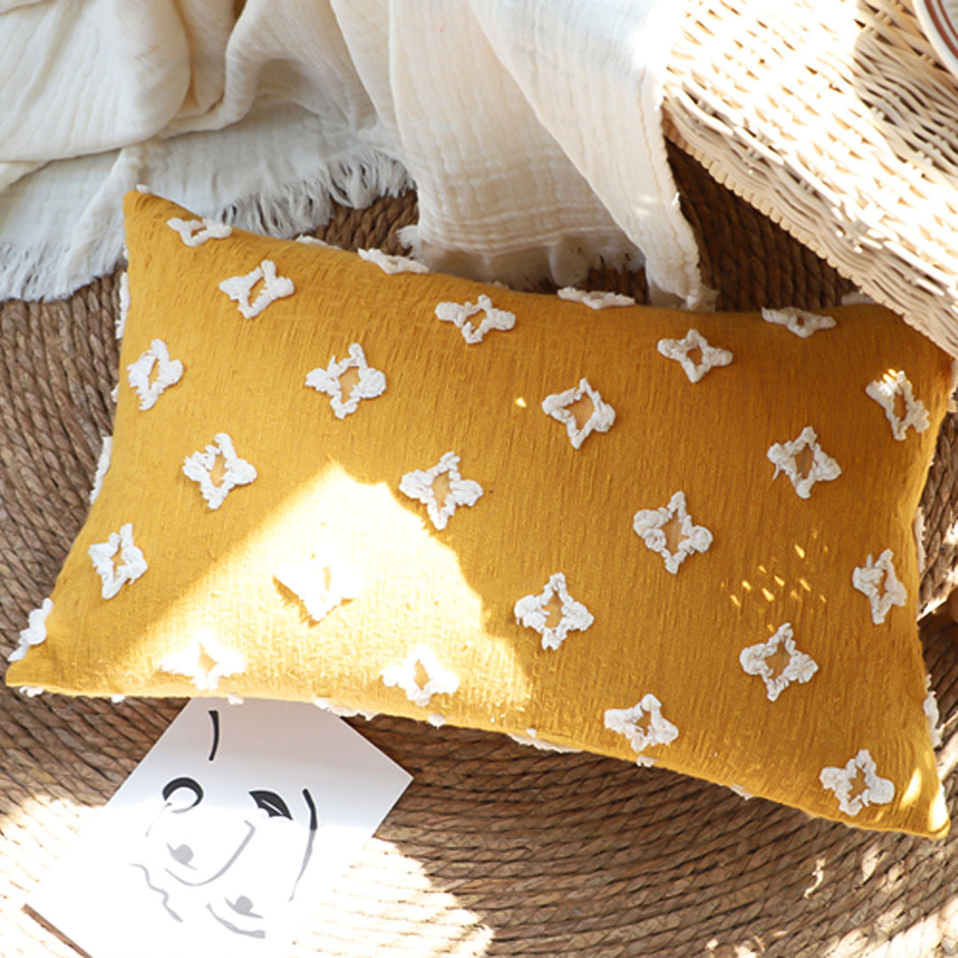 SOGA 30x50cm Diamond Pattern Pillowcase