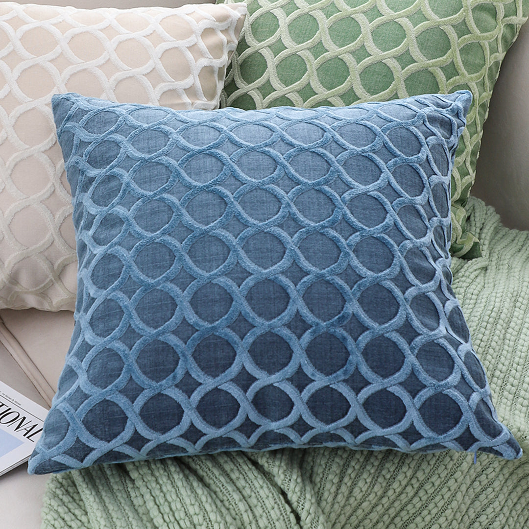 SOGA 45cm Geometric Circle Pillowcase