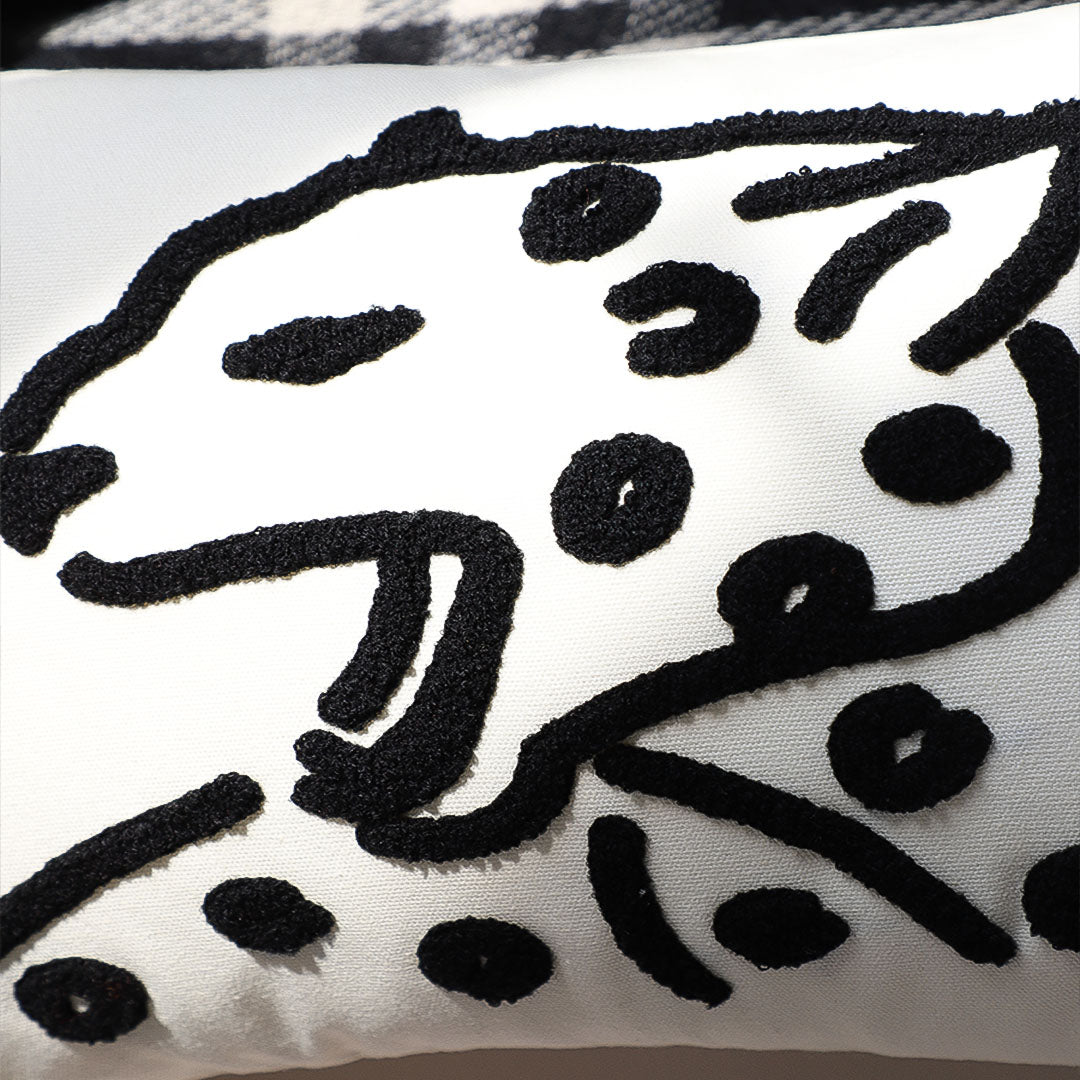 SOGA 45cm Playful Dalmatian Spots Pillowcase