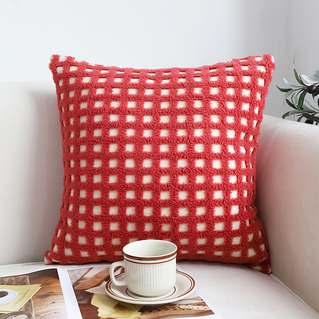 SOGA 45cm Coral Polka Dot Charm Pillowcase