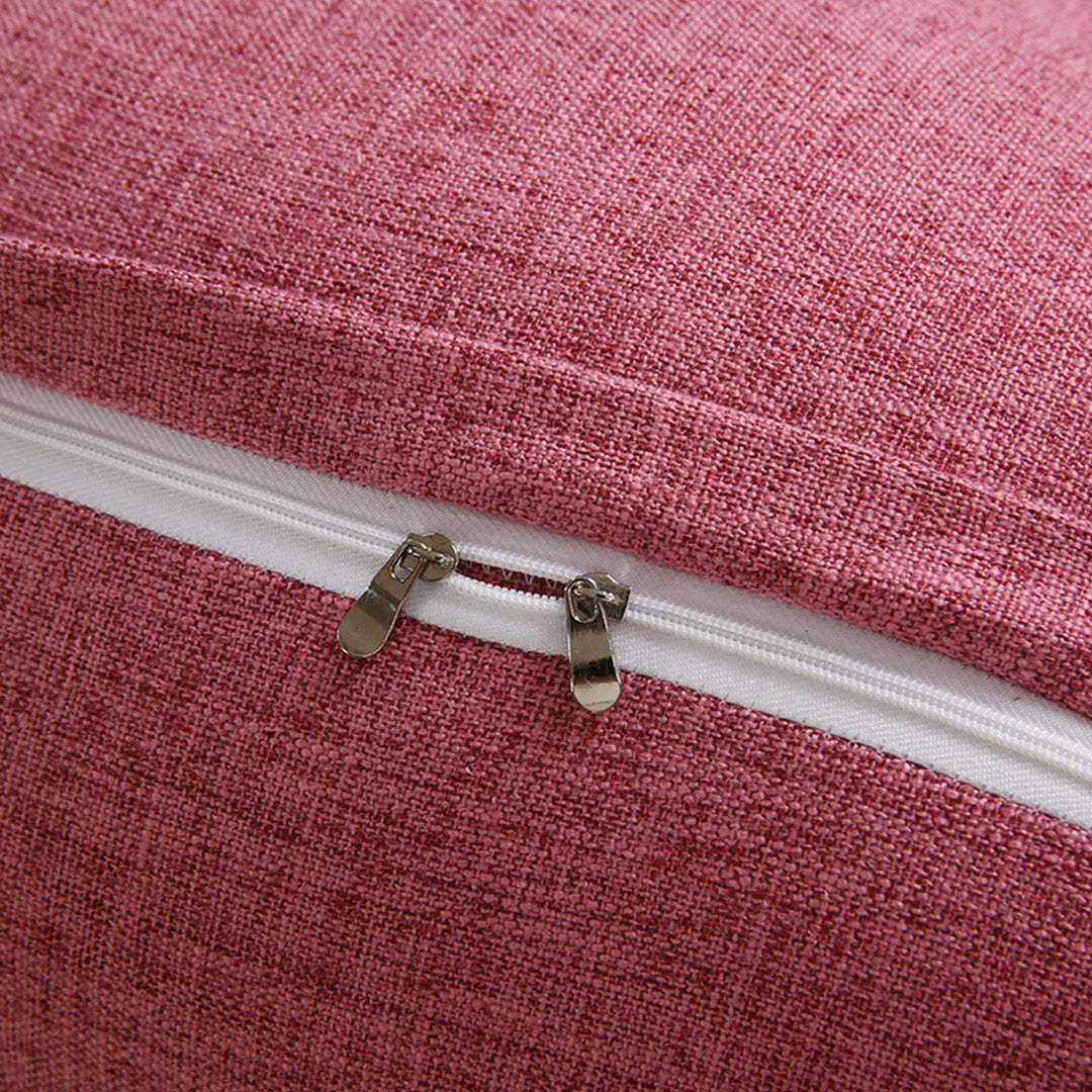SOGA 120cm Pink Triangular Wedge Bed Pillow Headboard Backrest Bedside Tatami Cushion Home Decor