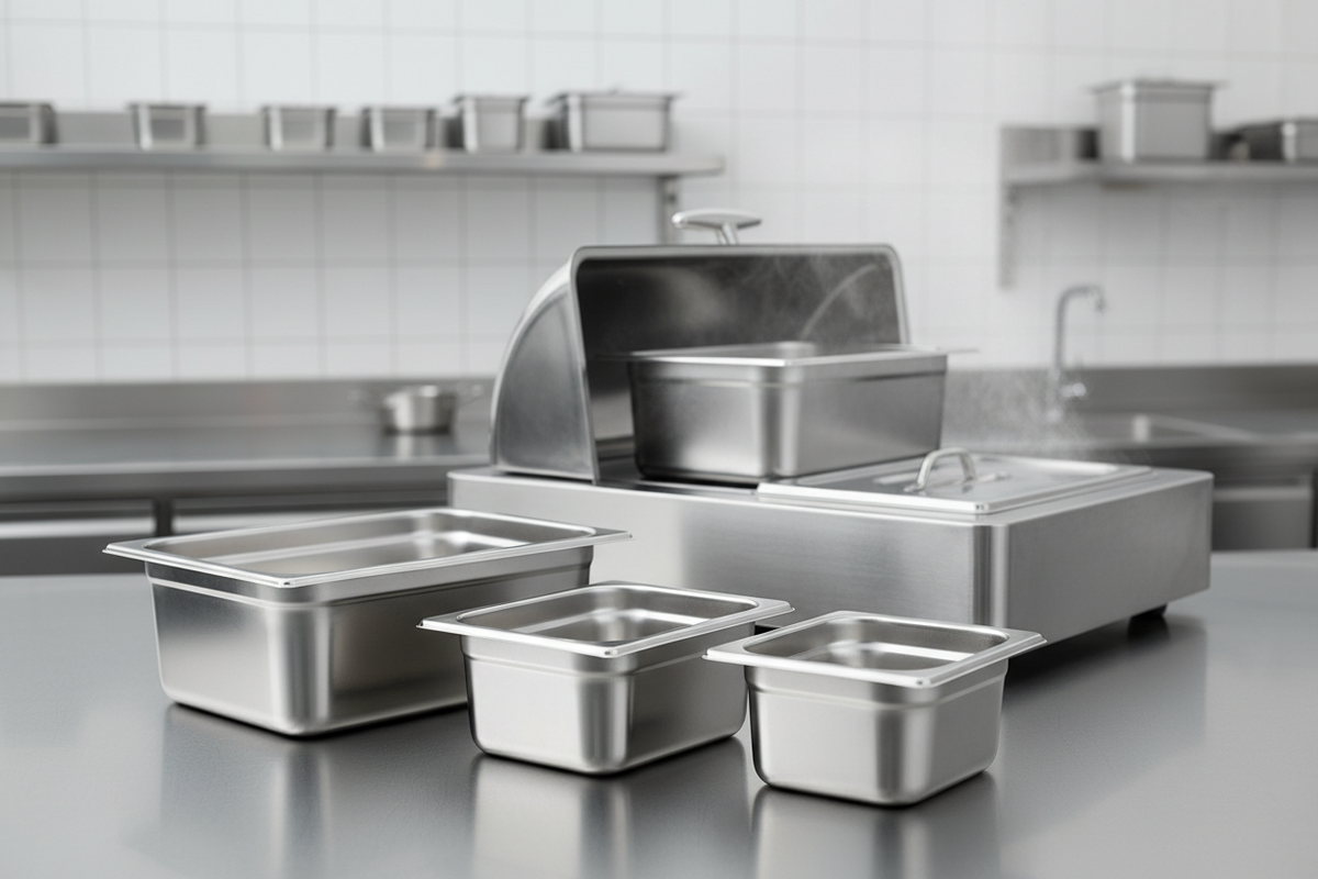 Gastronorm GN Pan Sizes Explained: 1/1, 1/2, 1/3 &amp; 1/4 GN Pan Buying Guide