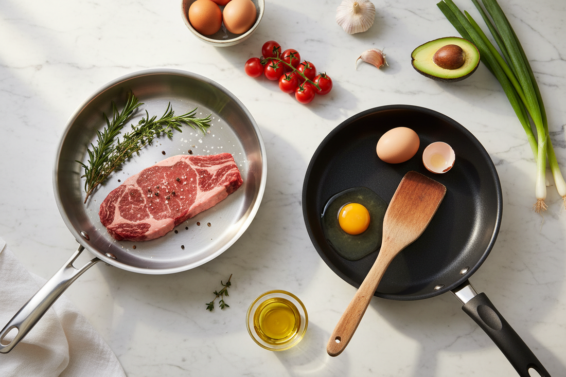 Stainless Steel vs Non-Stick Fry Pans: Which Should You Buy?