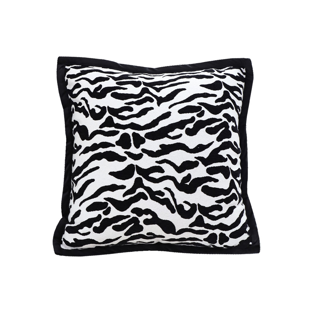 SOGA 45cm Abstract Zebra Stripe Accent Pillow Cover