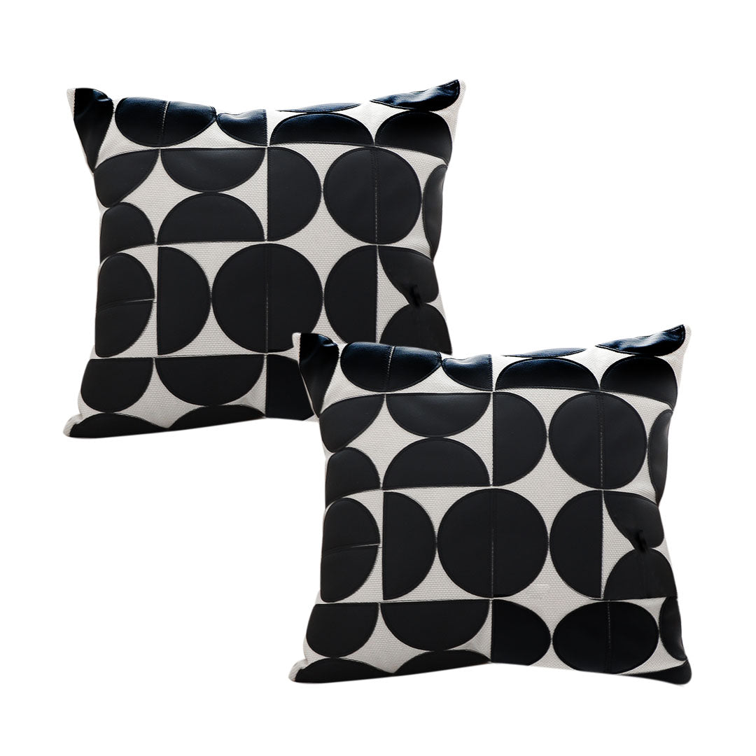 SOGA 2X 45cm Modern Geometric Circles Pillowcase