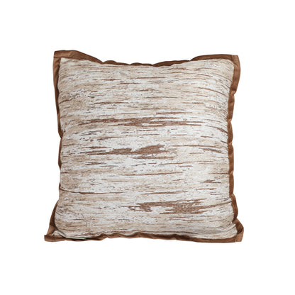 SOGA 45cm Rustic Wood-Inspired Cushion Cover