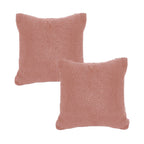 SOGA 2-Pack 45cm Textured Coral Pillowcases – Modern Woven Cushion Covers for Sofa, Bed & Home Décor