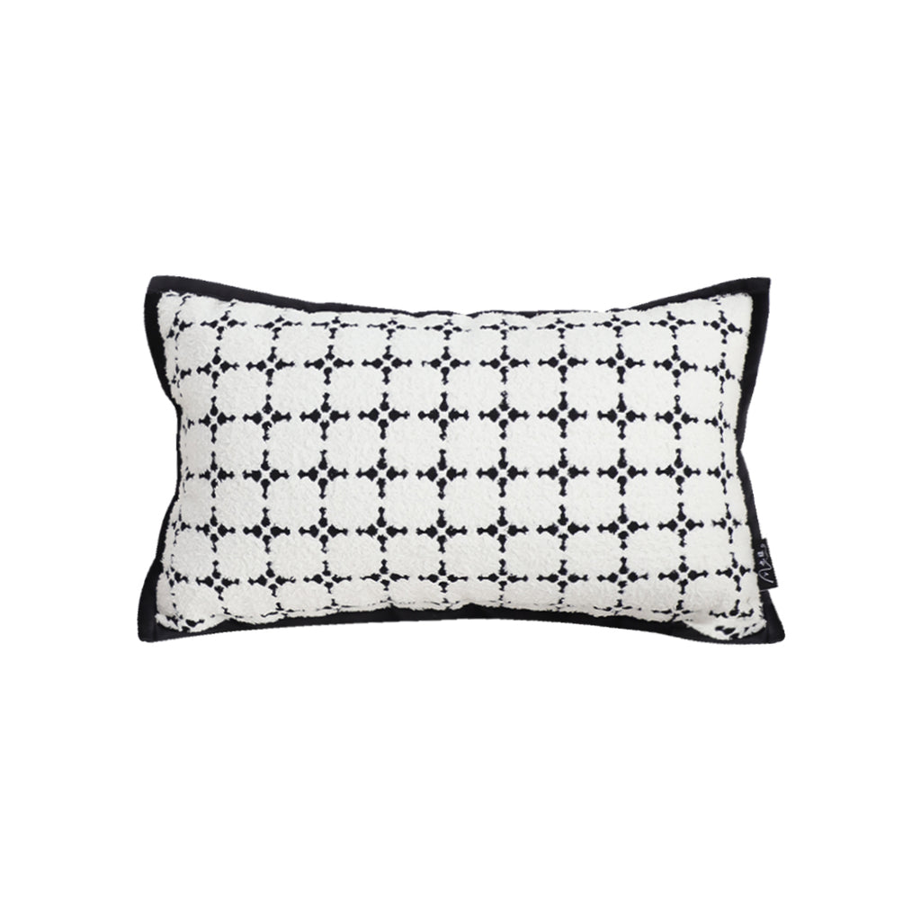 SOGA 30x50cm Rectanngular Nordic Monochrome Pattern Pillowcase