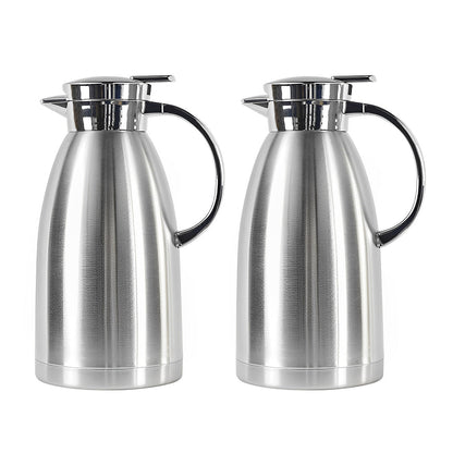 SOGA 2X 2.3L Stainless Steel Insulated Vacuum Flask Coffee Water Jug Thermal