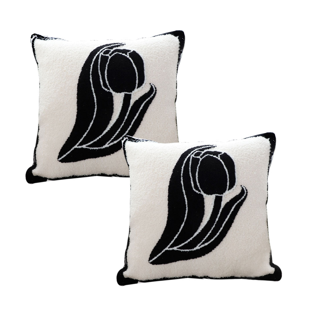 SOGA 2X 45cm Abstract Swan Pillowcase