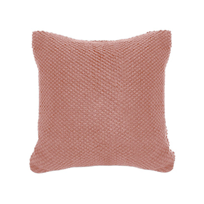 SOGA 45cm Textured Coral Pillowcase