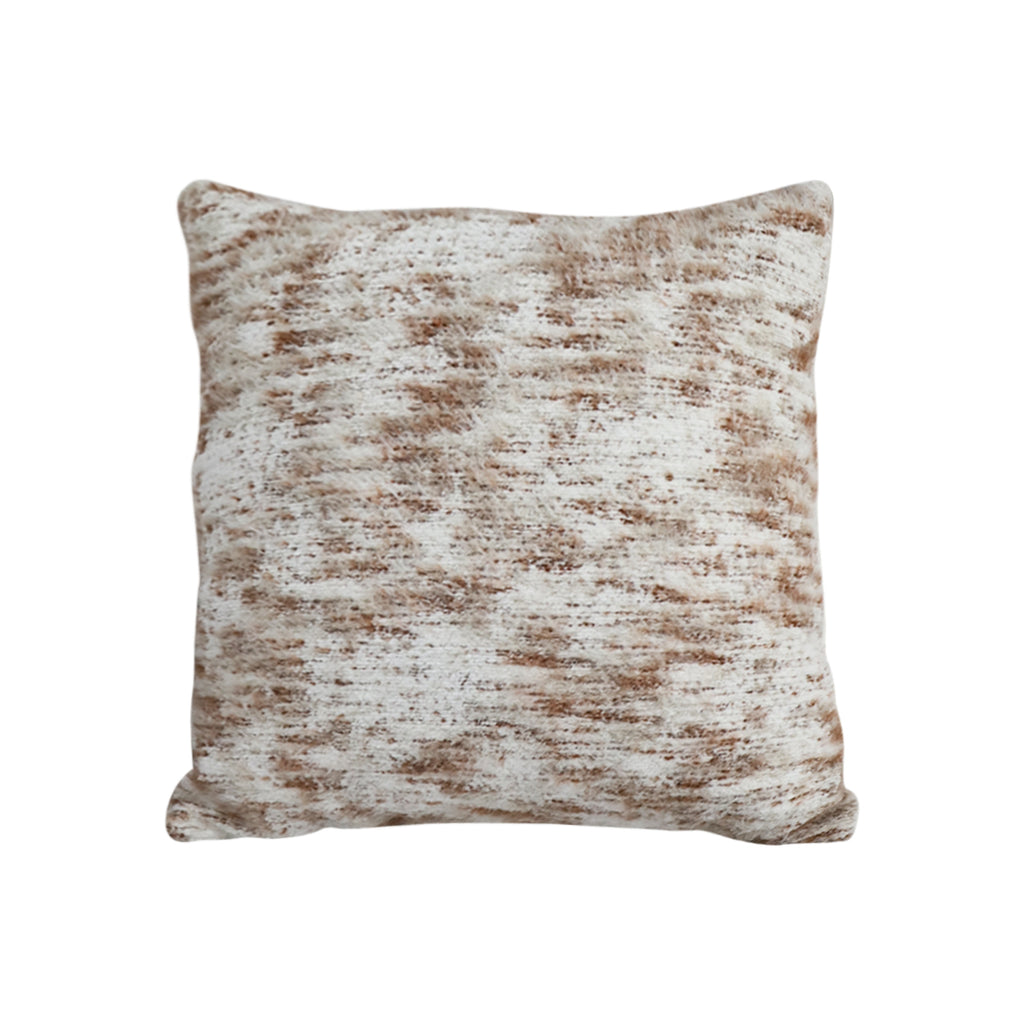SOGA 45cm Faux Fur Geometric Pillowcase – Gold
