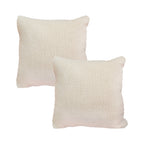 SOGA 2-Pack 45cm Textured Stone Pillowcases – Modern Woven Cushion Covers for Sofa, Bed & Home Décor