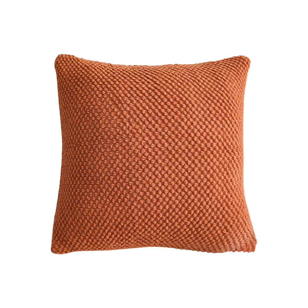 SOGA 45cm Textured Terracotta Pillowcase