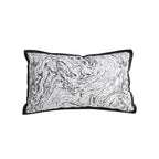 SOGA 30x50cm Artistic Black Border Rectangular Pillowcase