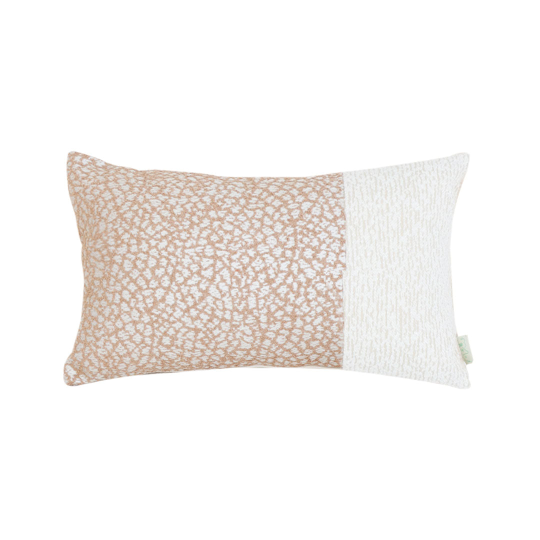 SOGA 30x50cm Chic Leopard Print & Solid Ivory Decorative Pillowcase