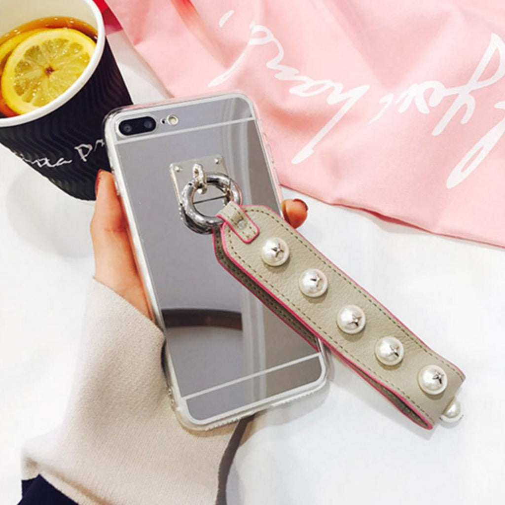 Luxury Fashionable Durable Silver Mirror Back iPhone Case 6s, 6s Plus, 7, 7Plus