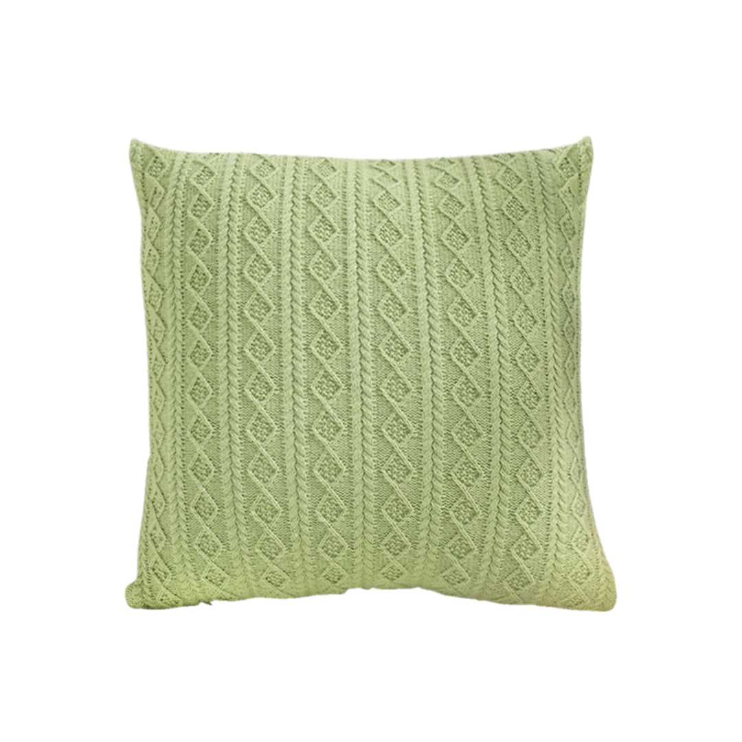 SOGA 45cm Cable Knit Fresh Pillowcase