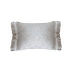 SOGA 35x62cm Serene Textured Fringed Cushion Cover