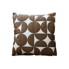 SOGA 45cm Retro Geometric Circle Pillow Cover