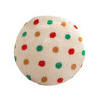 SOGA 45cm Colorful Polka Dot Round Pillowcase
