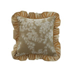 SOGA 45cm Champagne Floral with Gold Ruffle