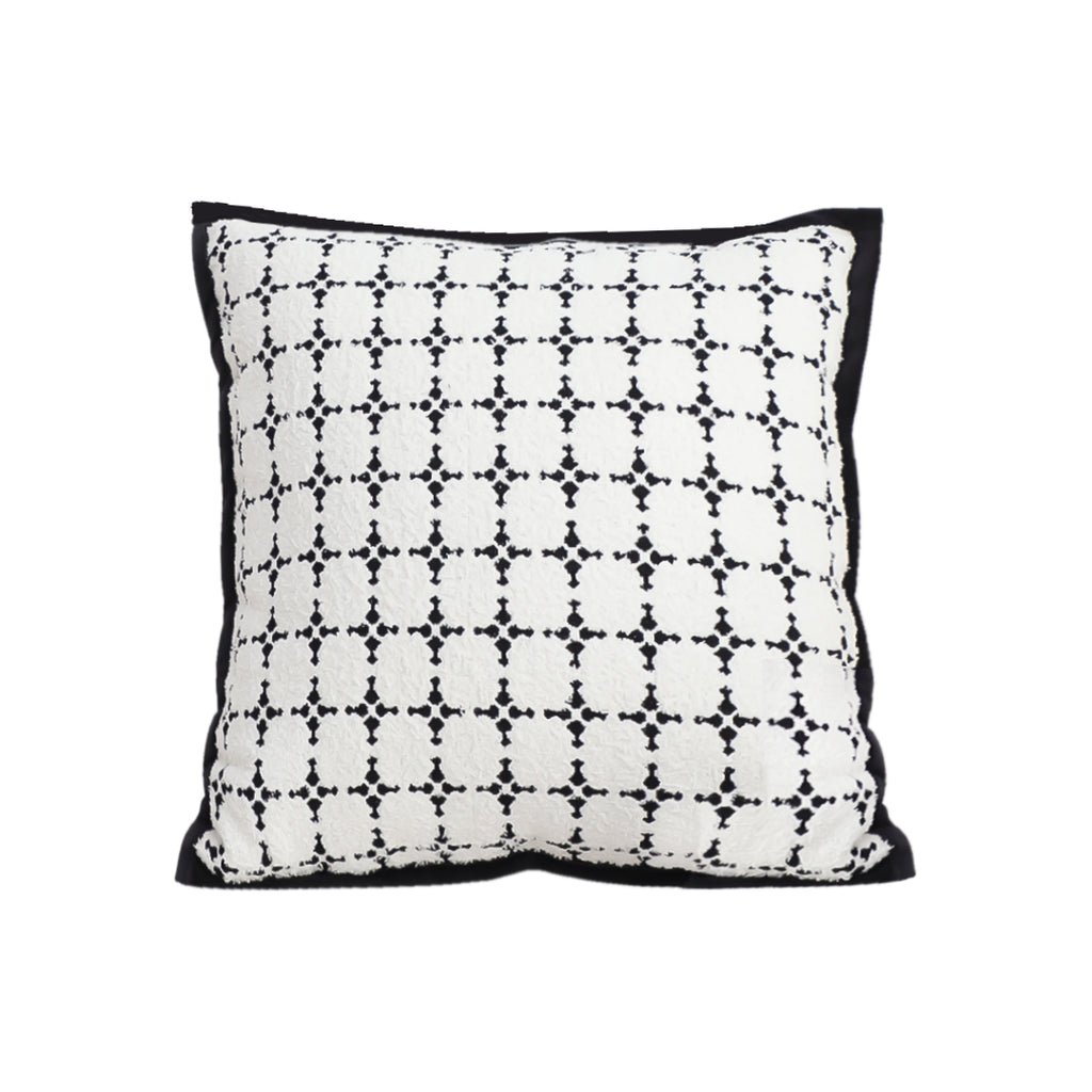 SOGA 45cm Nordic square Shape Monochrome Pattern Pillowcase