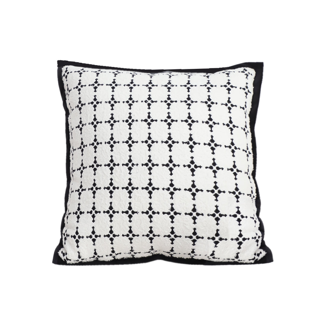 SOGA 45cm Nordic square Shape Monochrome Pattern Pillowcase
