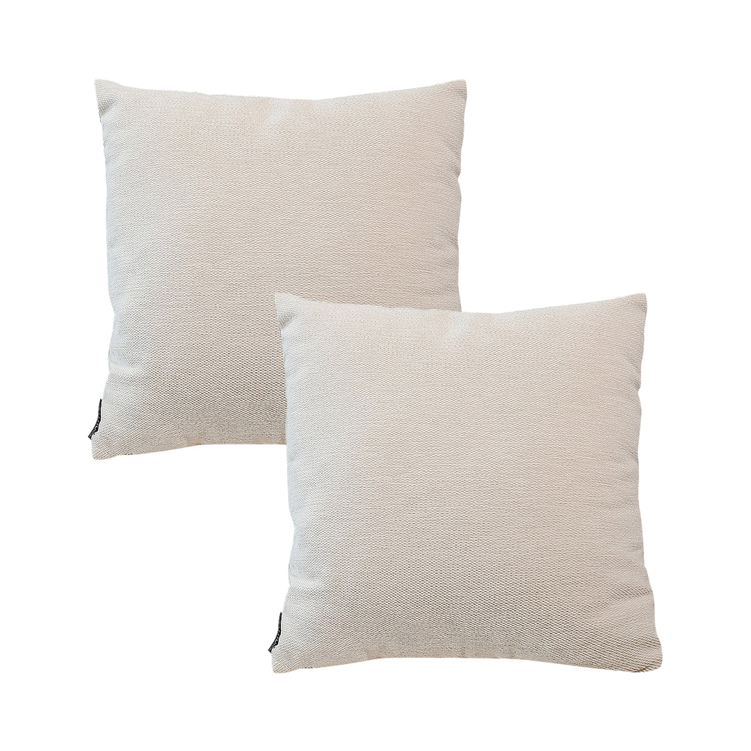 SOGA 2X 45cm Luxe White Rectangular Lumbar Pillowcase