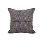 SOGA 45cm  UrbanWeave Charcoal Tweed Pillowcase