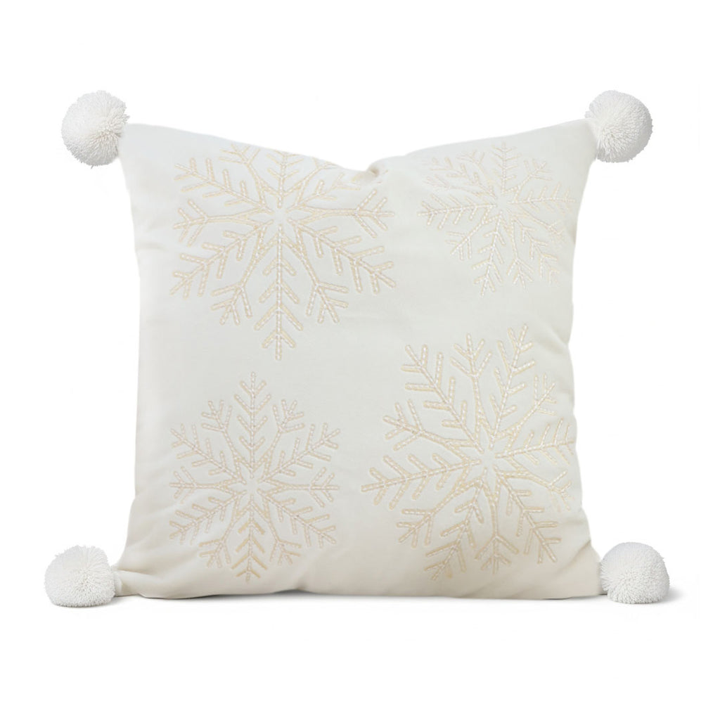 SOGA 45cm Classic Cream Holiday Pillowcase