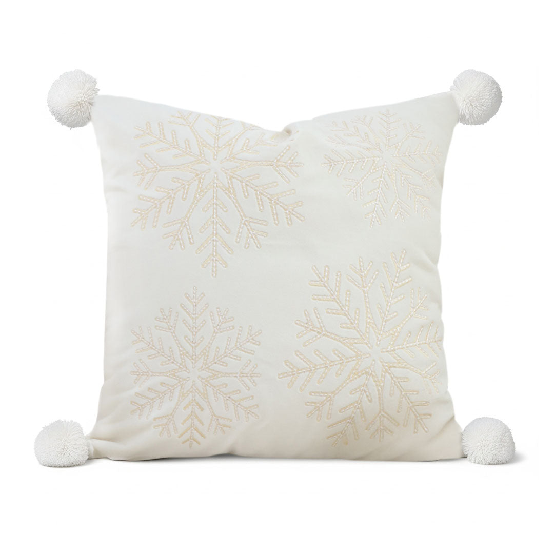 SOGA 45cm Classic Cream Holiday Pillowcase