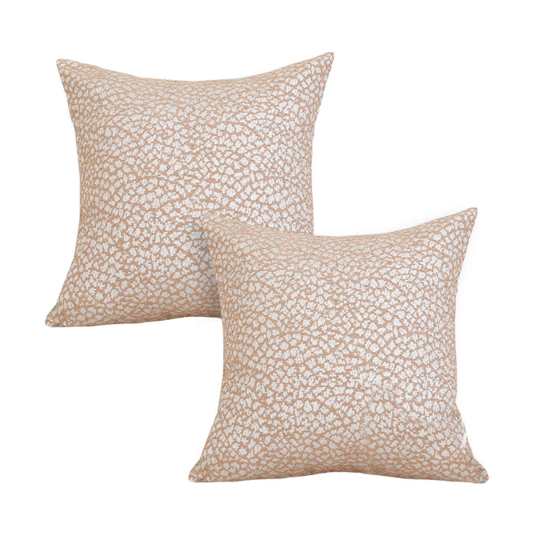 SOGA 2X 45cm Accessorize Dezi Cream Geometric Pillowcase