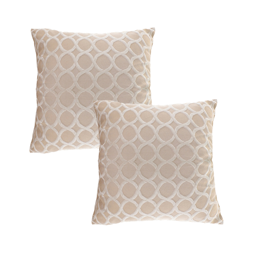 SOGA 2X 45cm Quilted Diamond Pillowcase
