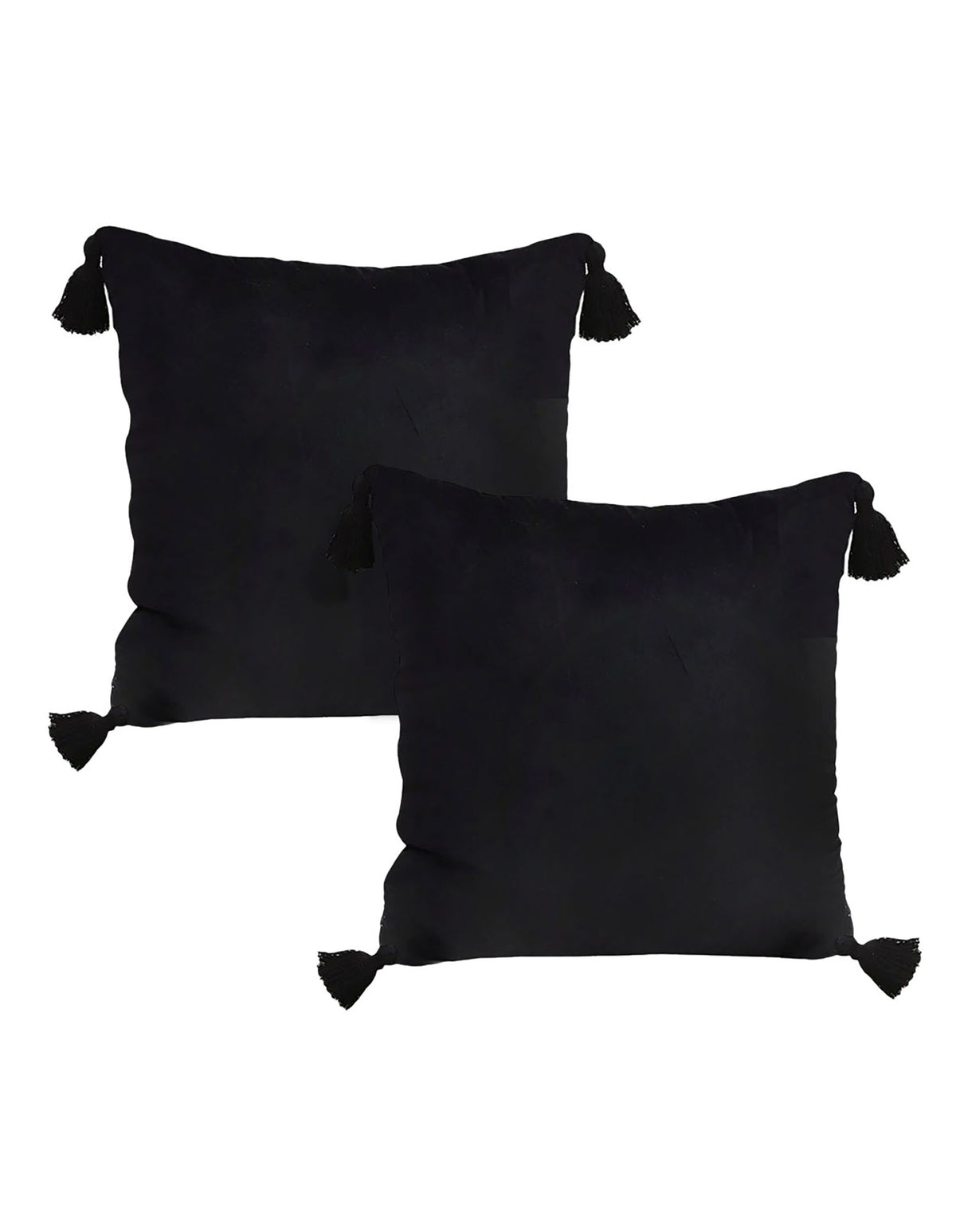 SOGA 2X 45cm Black Art Deco Geometric Outdoor Pillowcase