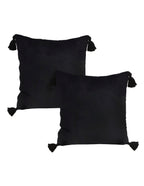SOGA 2X 45cm Black Art Deco Geometric Outdoor Pillowcase