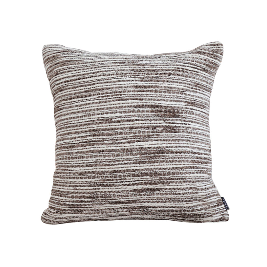 SOGA 45cm Neutral Striped Woven Pillowcase