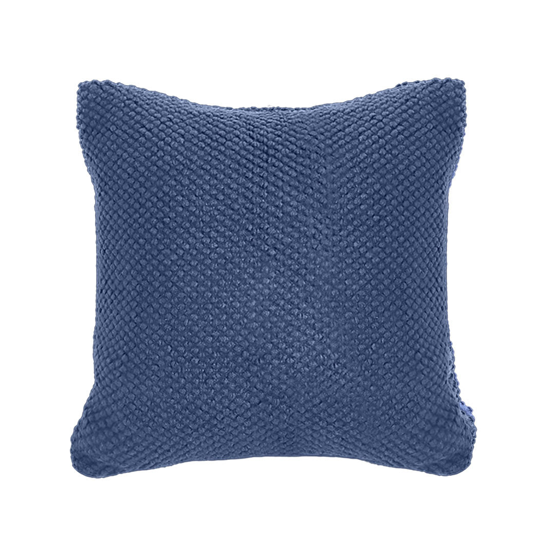 SOGA 45cm Textured Navy Pillowcase