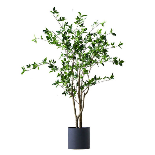 SOGA 120cm Green Artificial Indoor Watercress Tree Fake Plant Simulation Decorative