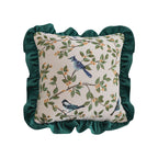 SOGA 45cm Enchanting Emerald & Avian Oasis Pillowcase