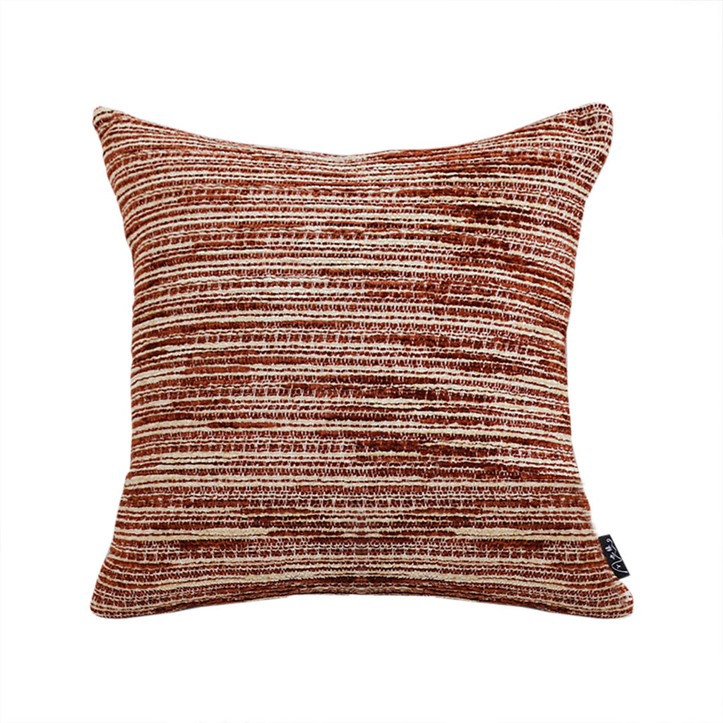 SOGA 45cm Rust-Toned Woven Pillowcase