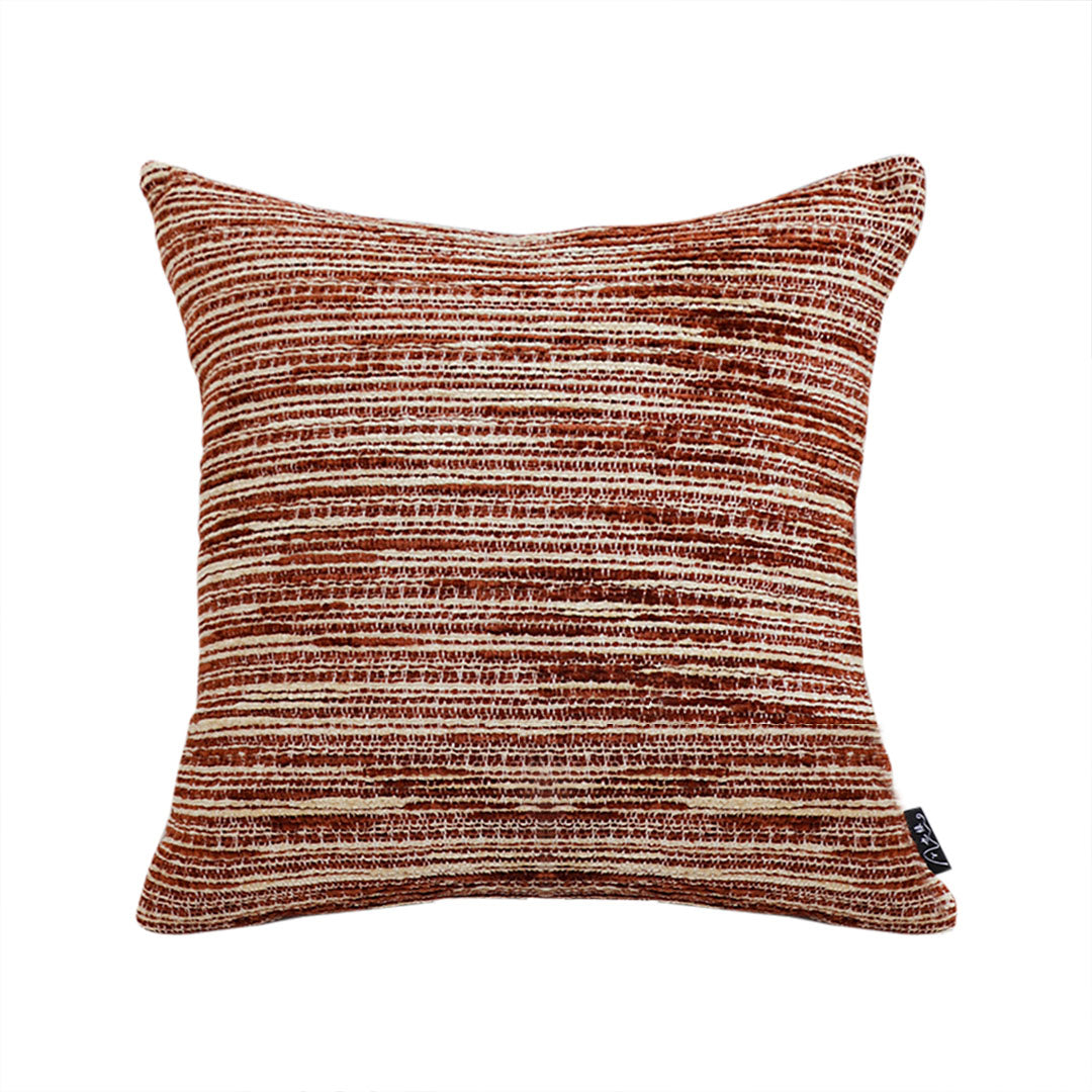 SOGA 45cm Rust-Toned Woven Pillowcase