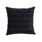 SOGA 45cm Luxurious Black Velvet Polyester Throw Pillow Cover