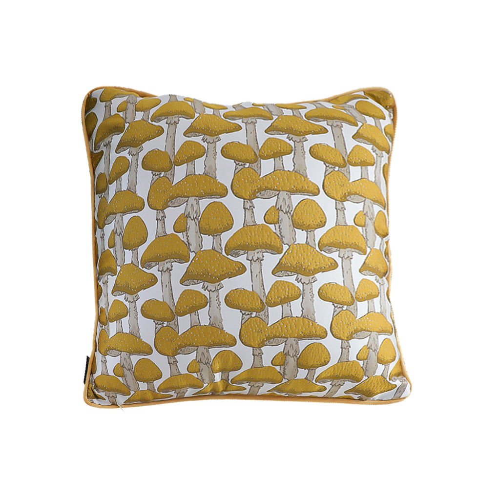 SOGA 45cm Ginkgo Leaf Pillowcase (Yellow)