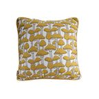 SOGA 45cm Ginkgo Leaf Pillowcase (Yellow)