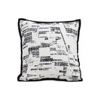 SOGA 45cm Modern Monochrome Grid Pillowcase