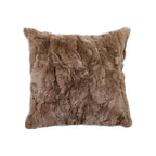 SOGA 45cm  LuxeFur Plush Brown Pillowcase