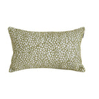 SOGA 30x50cm Rectangular Textured Pillowcase – Olive Green Accent