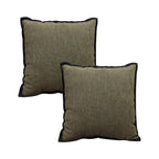 SOGA 2X 45cm Soft Olive Green Square Decorative Pillowcase