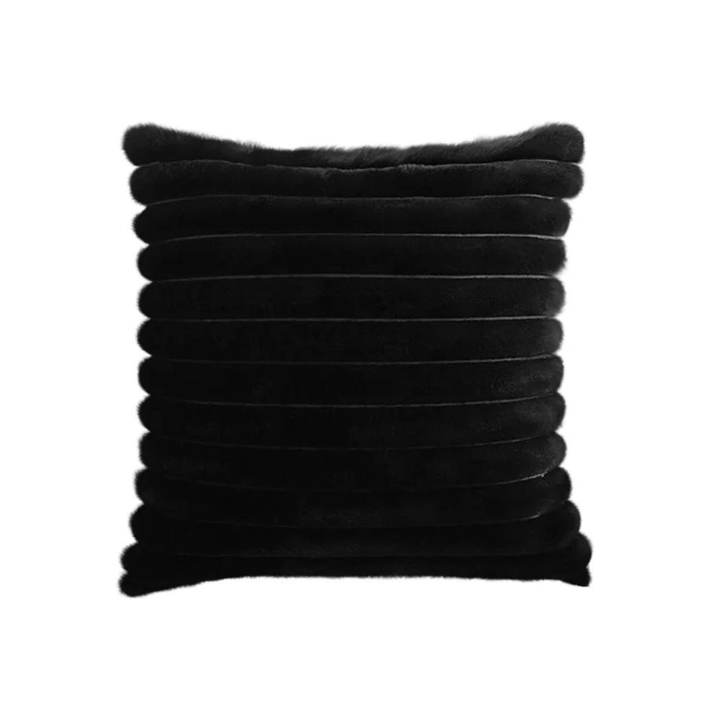 SOGA 45cm Medieval Raised Pattern Fringed Velvet Pillowcase